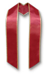 blank plain graduation stoles